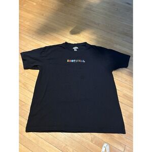 Broken Promises T-Shirt Mens XL Black Emotional Graphic Quote